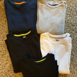 BUNDLE- Boys waffle knit thermal shirts